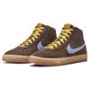 Почему так грустно? x Nike Bruin High SB Хищная птица Женские кроссовки Коричневый Светло-шоколадный Светло-голубой DX4325-200