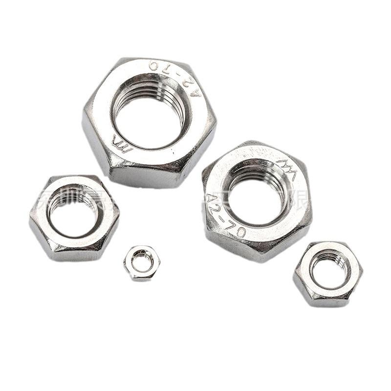 Galvanized 4.8 Grade Reverse Thread Hex Nut - External Hex M4/M5/M6/M8