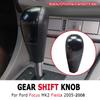 Высококачественный рычаг переключения передач для Ford Focus MK2 Fiesta 2005 2006 2007 2008 2009 2010 2011-2014 Черный / Хром / Углеродное волокно