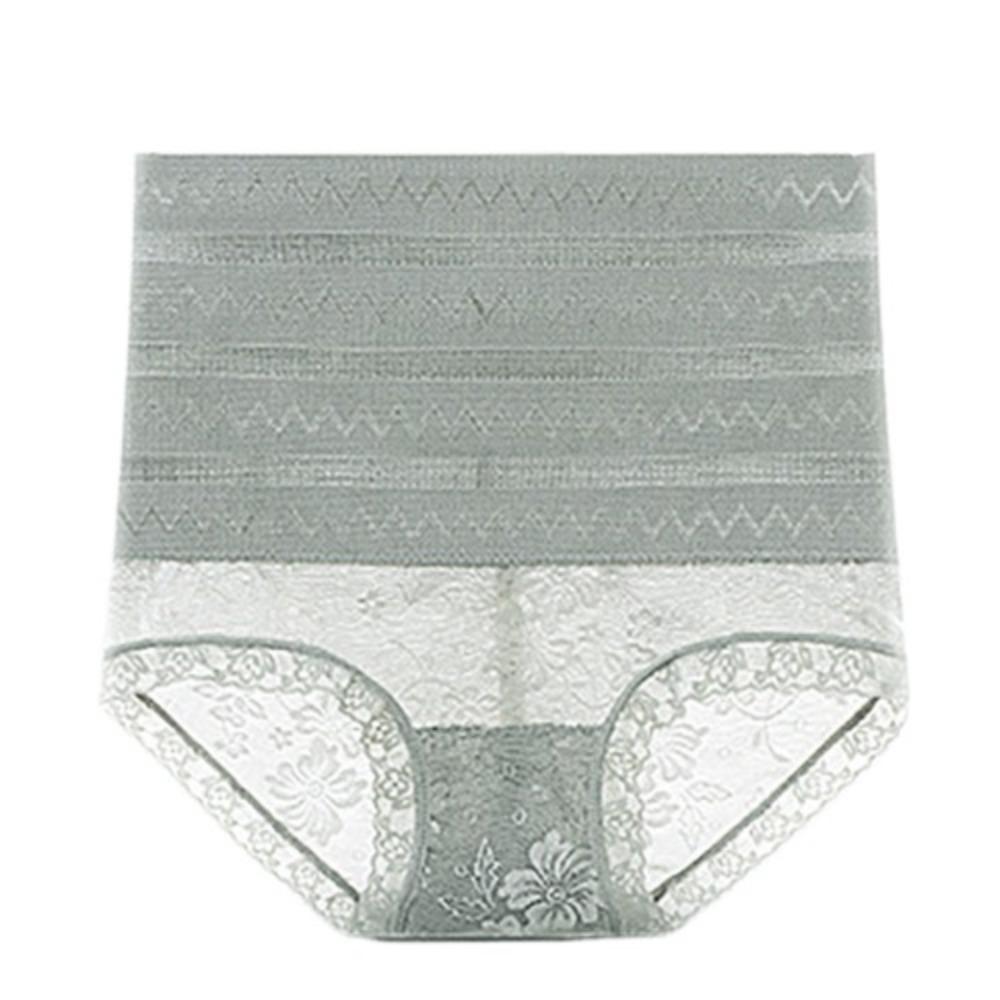 Кружевной цветочный послеродовой боди-шейпер, бесшовные трусики в полоску, нижнее белье для контроля живота, женское