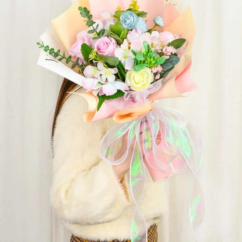 Лента из пряжи «рыбий хвост» бант для торта головной убор подарок выпечка украшенная лента упаковка цветов цветочная лента из пряжи