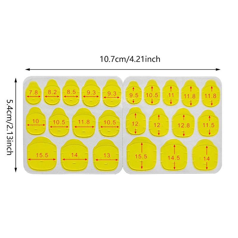 120 шт. Двусторонняя клейкая лента, клейкая наклейка, клей для накладных ногтей для типсов, прозрачная гелевая подушечка-желе, накладные ногти, маникюр