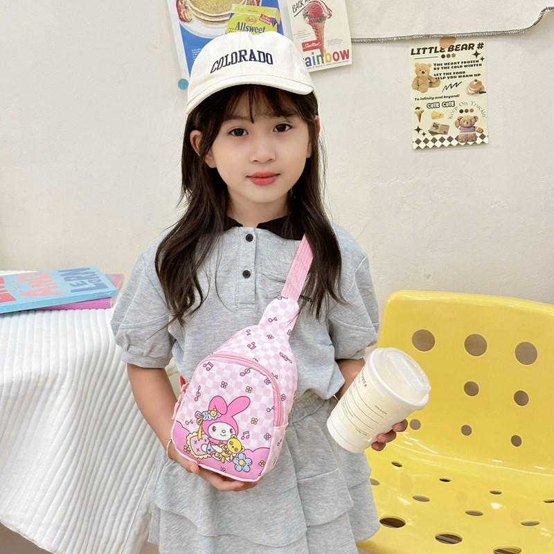 Милый детский кошелек для монет и сумка на плечо для девочек 2024 года - модная сумка-мессенджер и нагрудная сумка от Coulomi