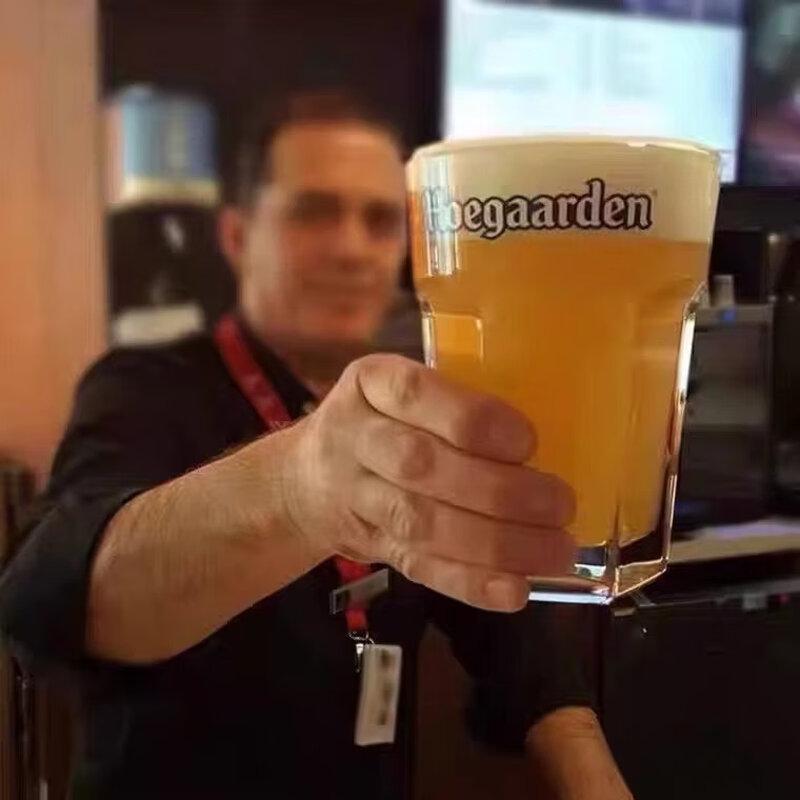 ZISIZ Handmade Hoegaarden White Beer Glass