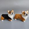 Милая Игрушка-собака Корги с короткими лапами, Модель Животного, Фигурка, Декор для Дома, Украшения, Поделки, Обучающие Фигурки, Игрушки, Подарок
