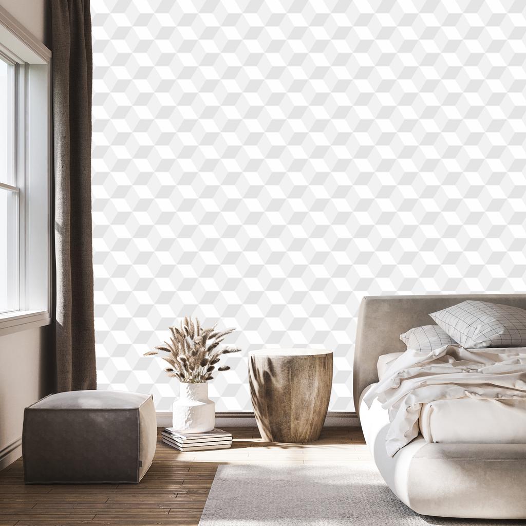 Wallpaper Modern Geometric Pattern for Living Room and Bedroom 50x1000