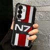 Мягкий чехол для телефона N7 Mass Effect для Samsung A17 A27 A07 A37 A57 A16 A56 A15 A55 A14 A54 A13 A53 A26 A36 A25 A35 A24 A34 A23 A33