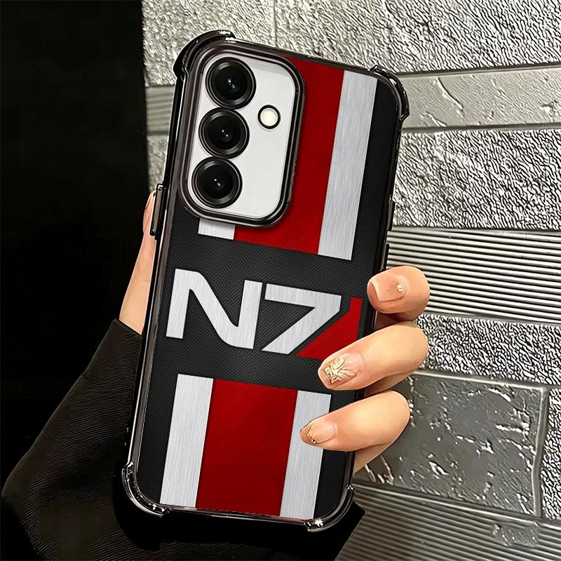 Мягкий чехол для телефона N7 Mass Effect для Samsung A17 A27 A07 A37 A57 A16 A56 A15 A55 A14 A54 A13 A53 A26 A36 A25 A35 A24 A34 A23 A33