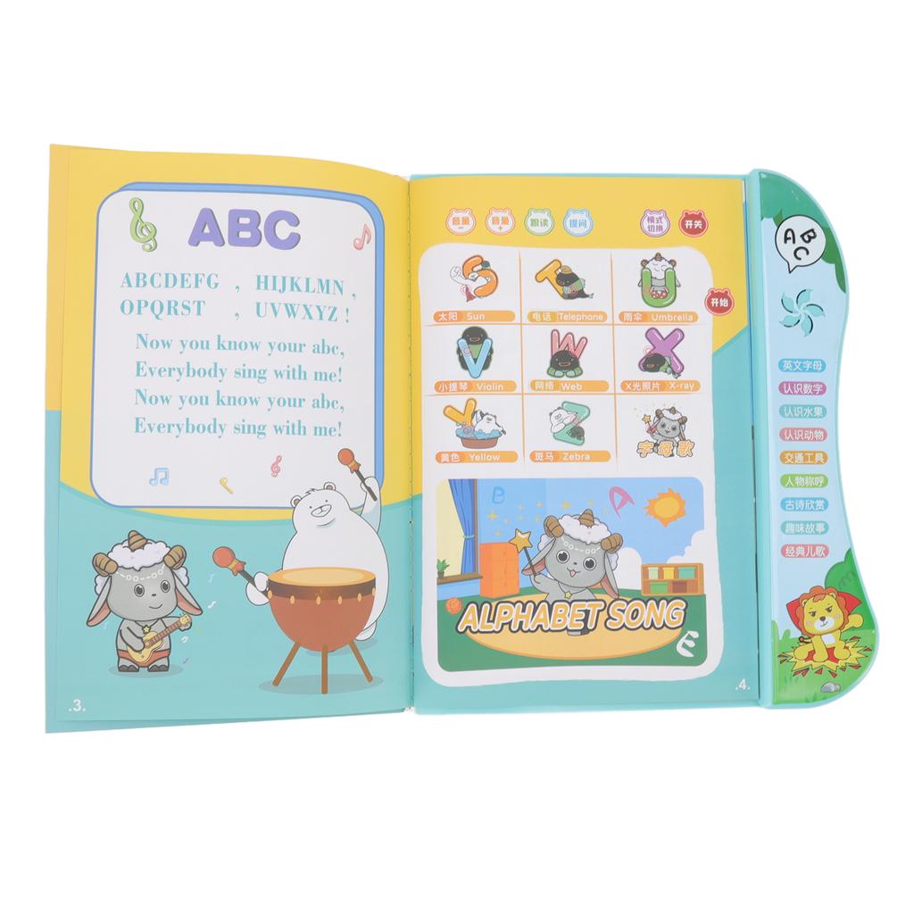Child Reading Machine Chinese English Early Educational Clear Voice Electronic Learning Book for