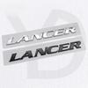 for Mitsubishi Lancer ABS Plastic Car Rear Trunk Emblem 3D Nameplate Badge Side Modified Deocration Styling Accessories