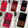 Basketball Number 23 For Realme GT Neo 5 GT5 9 10 11 12 Pro Plus C30 C31 C33 C35 C25s C21Y C51 C55 C67 C53 Case