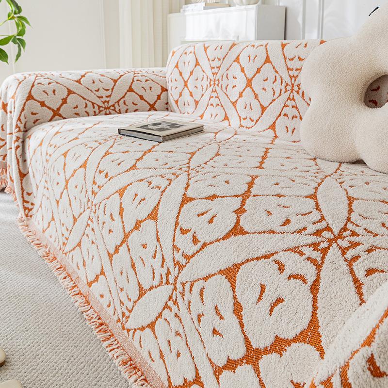 Зимнее Премиальное Одеяло Feeling Все Включено Универсальное Диванное Полотенце Диванное Одеяло Диванная Подушка Утолщенная Эластичная Нескользящая Подушка