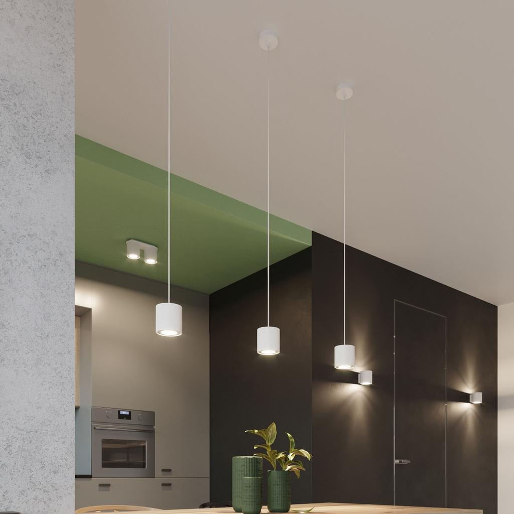 Orbis 1 white ceiling lamp
