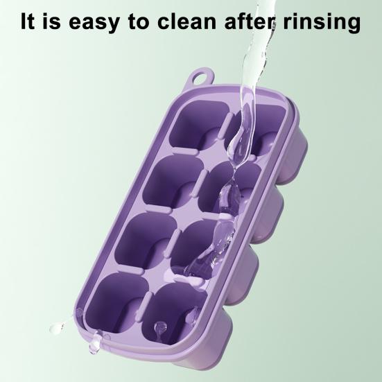 Силиконовая форма для кубиков льда, не содержащая бисфенол-А, гибкий лоток для льда, легко снимаемый, штабелируемый, для приготовления кубиков льда для коктейлей, кофейных напитков