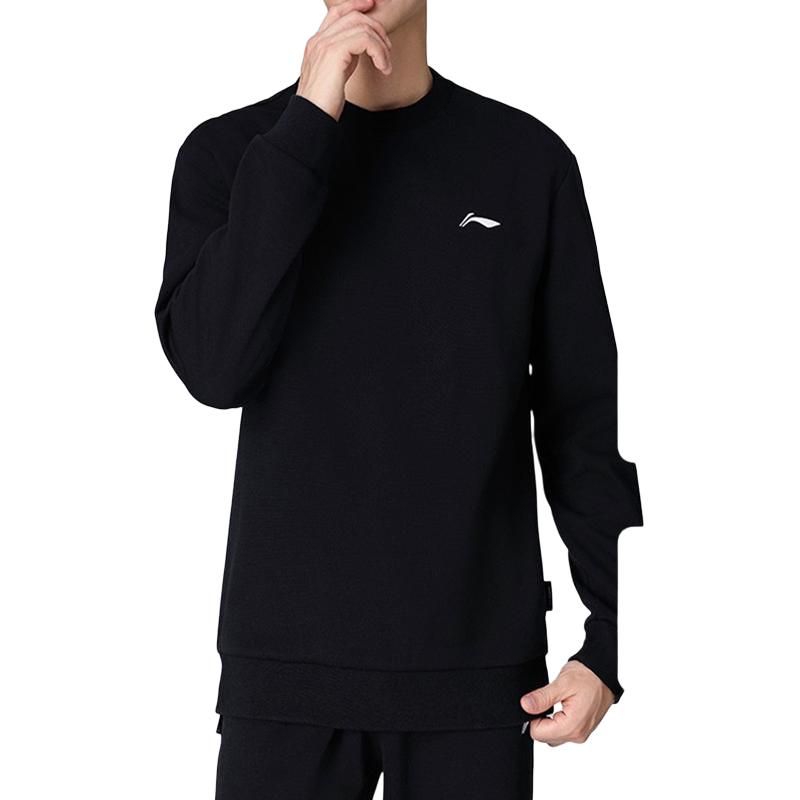 Li Ning Повседневная спортивная одежда Мужская с круглым вырезом Средняя AWDVE41-1+AKLUB05-1