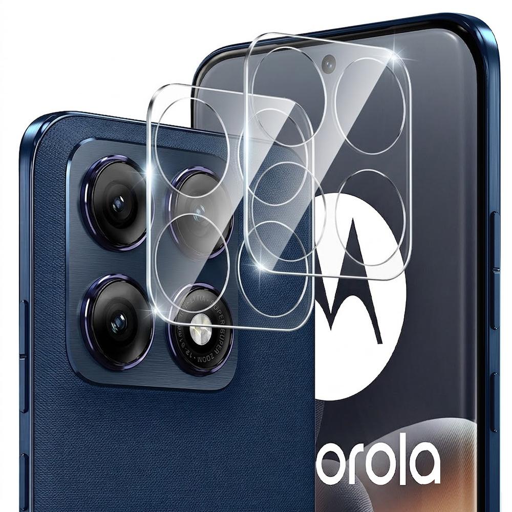 2x ERBORD Tempered Glass Camera Screen Protector for Motorola Edge 70 Pro, Transparent