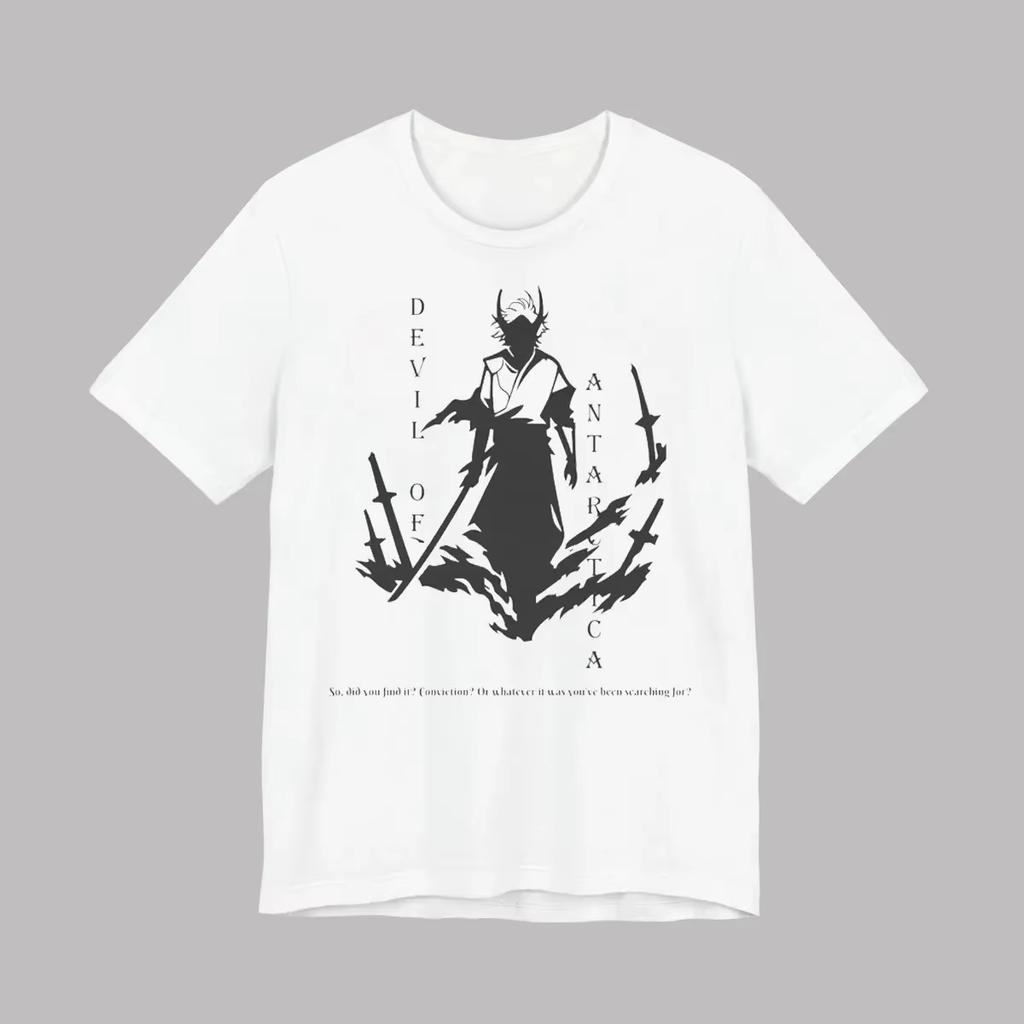 Shadow Slave Devil of Antarctica Printed 2026 Summer New Tshirt 100Cotton Mens Womens Popular Oversized Casual Y2k Tshirt