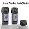 Anti-Scratch Lens Cap Silicone Protective Cover for Insta360 X5/X4 Action Camera Accessories