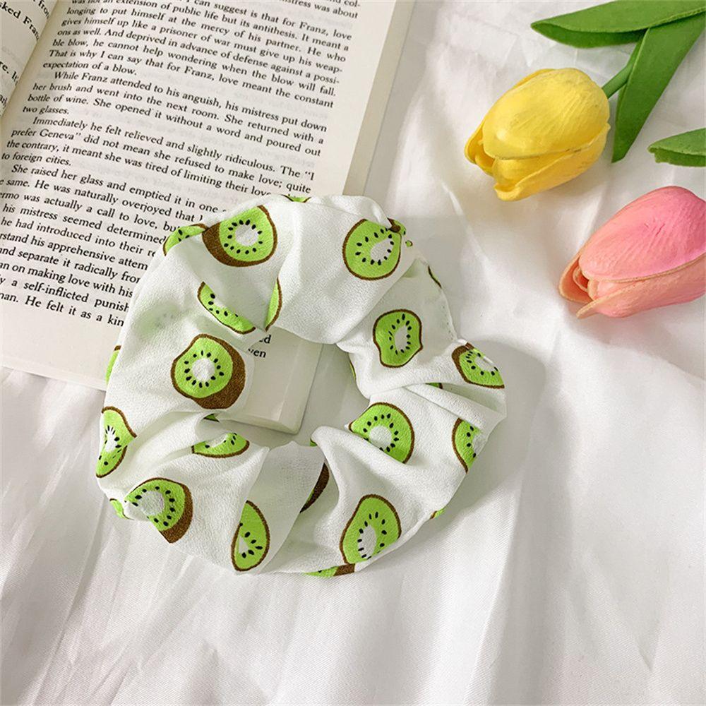 Girls Headwear Strawberry Hair Accessories Fruit Scrunchies Ponytail Holder Hairs Ties Hair Rope