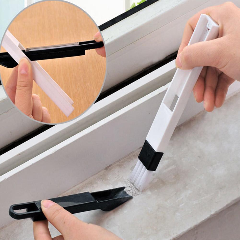 Щетка для чистки оконных пазов, инструменты для уборки дома, щетка для очистки компьютерных слотов, щетка для клавиатуры, щель, лопата для пыли, очиститель дорожек