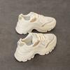 CRLAYDK Chunky Sneakers for Women Platform Tennis Fashion White Dad Shoes Summer Mesh Breathable Wedge Casual Walking Tennis