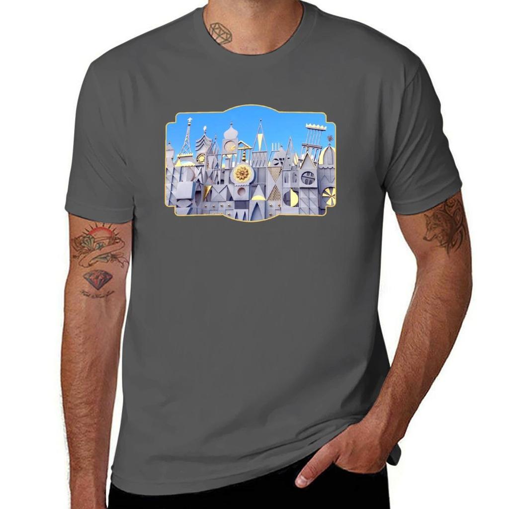 It Really Is A Small World Tshirt Casual Soft Cotton Short Sleeve Tee