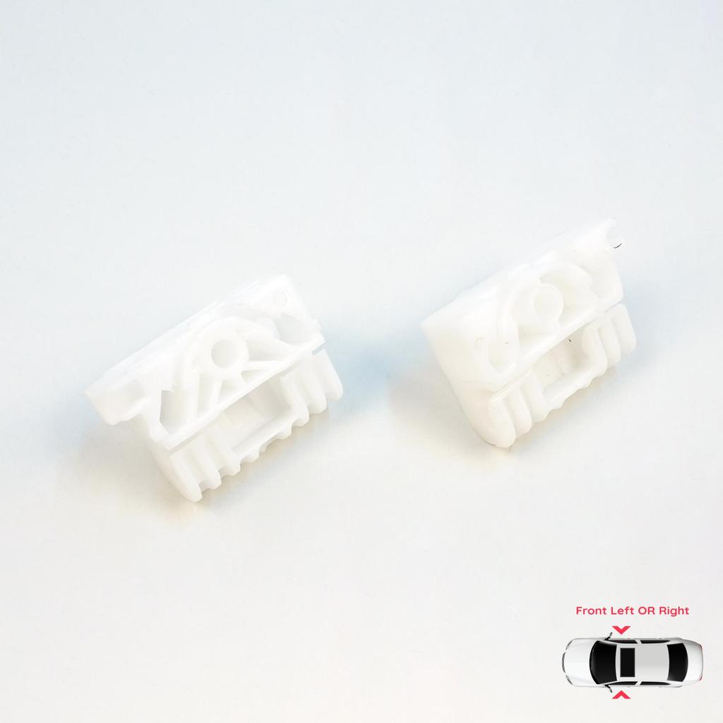EWR448+EWR449 Window Regulator Repair Clips A+B Front for Renault Clio MK3 BR CR KR SR 2005-2014 5-Door 8200191148 8200291147