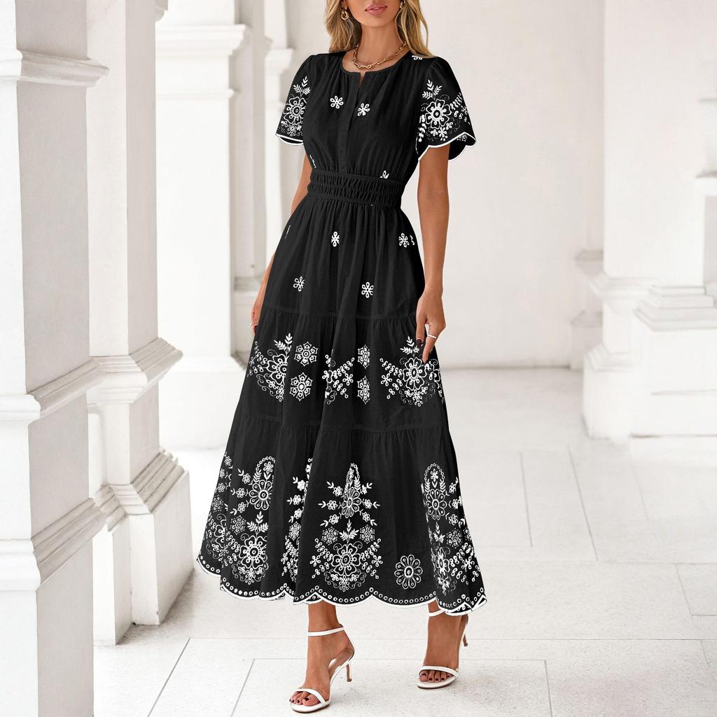 Женское модное повседневное платье -колор