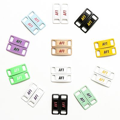 НОВЫЙ 1 пара Металлические пряжки для шнурков AF1 Украшение для обуви Подходит для всей обуви Кроссовки Аксессуары для обуви Пряжка для плоских шнурков