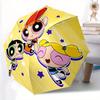 1pc Powerpuff Girls Automatic Cute Umbrella - Foldable with 8 Iron Ribs, Portable for Outdoor, Gift, Outdoor Umbrell, Playful Accessory128