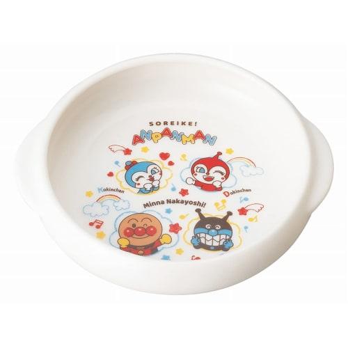 Let's Go! Anpanman" Universal Tableware for Children, Ideal for Weaning, Easy Scooping, Approx. 15cm Diameter, Nakayoshi Series, Microwave and Dishwa