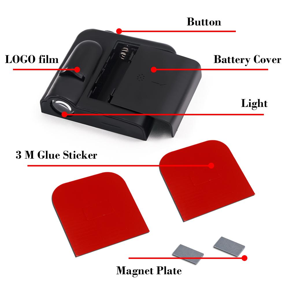 LLB4 1/2Pcs Led Car Door Welcome Laser Projector Logo Ghost Shadow Lights Courtesy Decor Lamp For Ford Focus Fiesta Ranger Mondeo