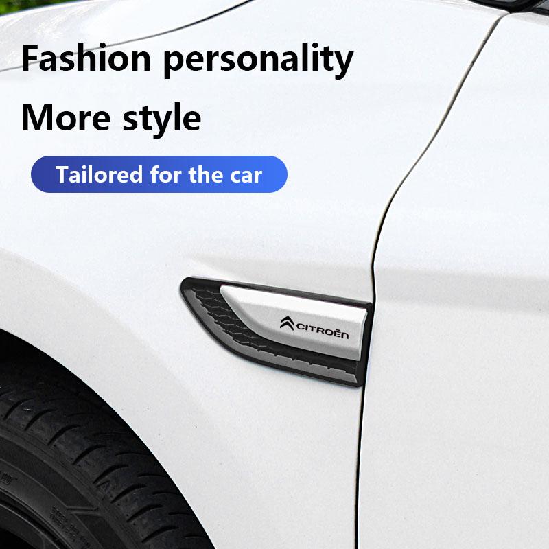 Door Fender Side Blade Badge Car Body Anti Scratch ABS Sticker For Citroen C3 C4 X7 Xsara Picasso Crosser C-ELYSEE JUMPY NEMO