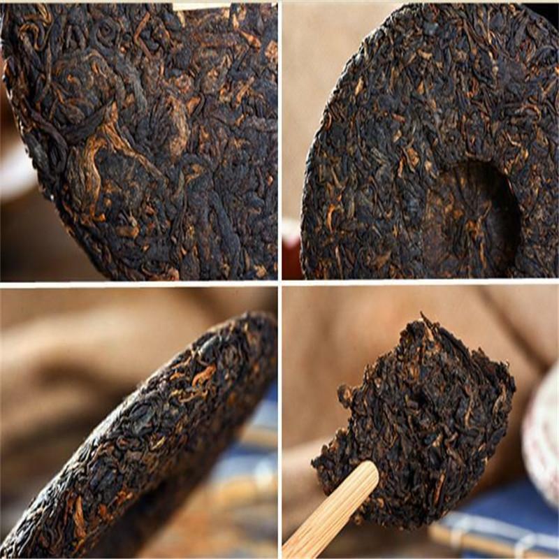 Ripe Pu'er Tea Cooked Old Tea Yunnan Pu-erh Tea Jinmao Gong Cake Brown Tree Cake