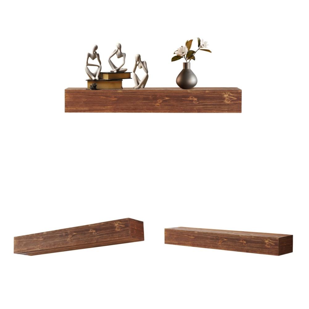 72-дюймовая полка для камина из США, настенная, для надкаминная, деревенская, деревянная, фермерская, плавающая полка для домашнего декора