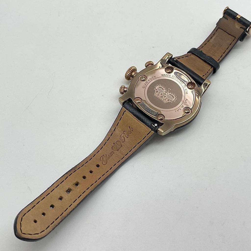 Used Good Condition Glam Rock Miami Chronograph Men's Watch Quartz