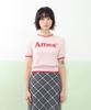 AMES-WORLDWIDE Базовый вязаный свитер с логотипом Розовый