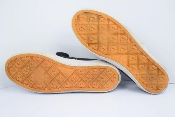 COMME des GARCONS Рубашка Холщовые Кроссовки 27 Черные Туфли Кроссовки Ботинки(ИСПОЛЬЗОВАЛ)