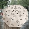 Fully Automatic Portable Folding Umbrella Cartoon Pattern Dual Use Umbrella  Travel