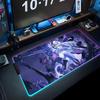 Skirk Игровой коврик для мыши RGB Большой светодиодный коврик Настольный коврик для ПК Светящийся коврик для мыши Большие коврики для клавиатуры Настольный коврик с подсветкой