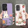 Милый Мультяшный Кролик Мягкий Чехол для Телефона для Samsung A17 A16 A15 A14 A13 A57 A56 A55 A54 A53 A37 A36 A35 A34 A33 A26 A25 A24 A2