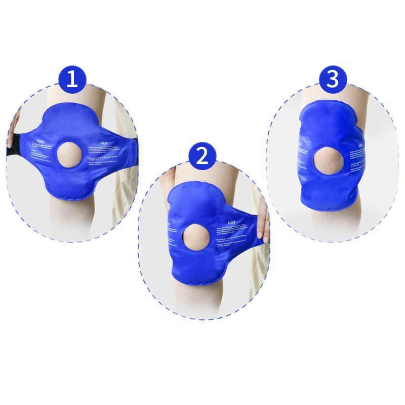 Xl Knee Ice Pack Wrap Around Entire Knee After Surgery Reusable Gel Pack For Injuries Ice Pack For Pain Relief Swelling Surgery