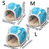 Warm Cat Bed Tent Snail Shape Cat Sleeping Bag Pet Mat Kitten Cave  Winter