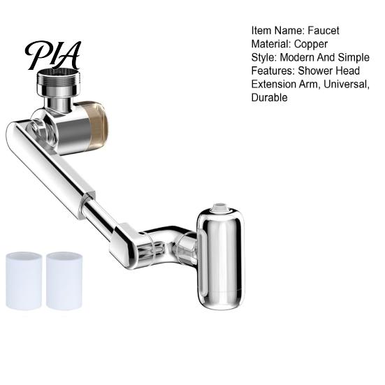 Universal Rotation Faucet Attachment Sink Swivel Extender, Built-in Filtration System And Four Gear Water Outlet, 1040 Kitchen Saving Aerator