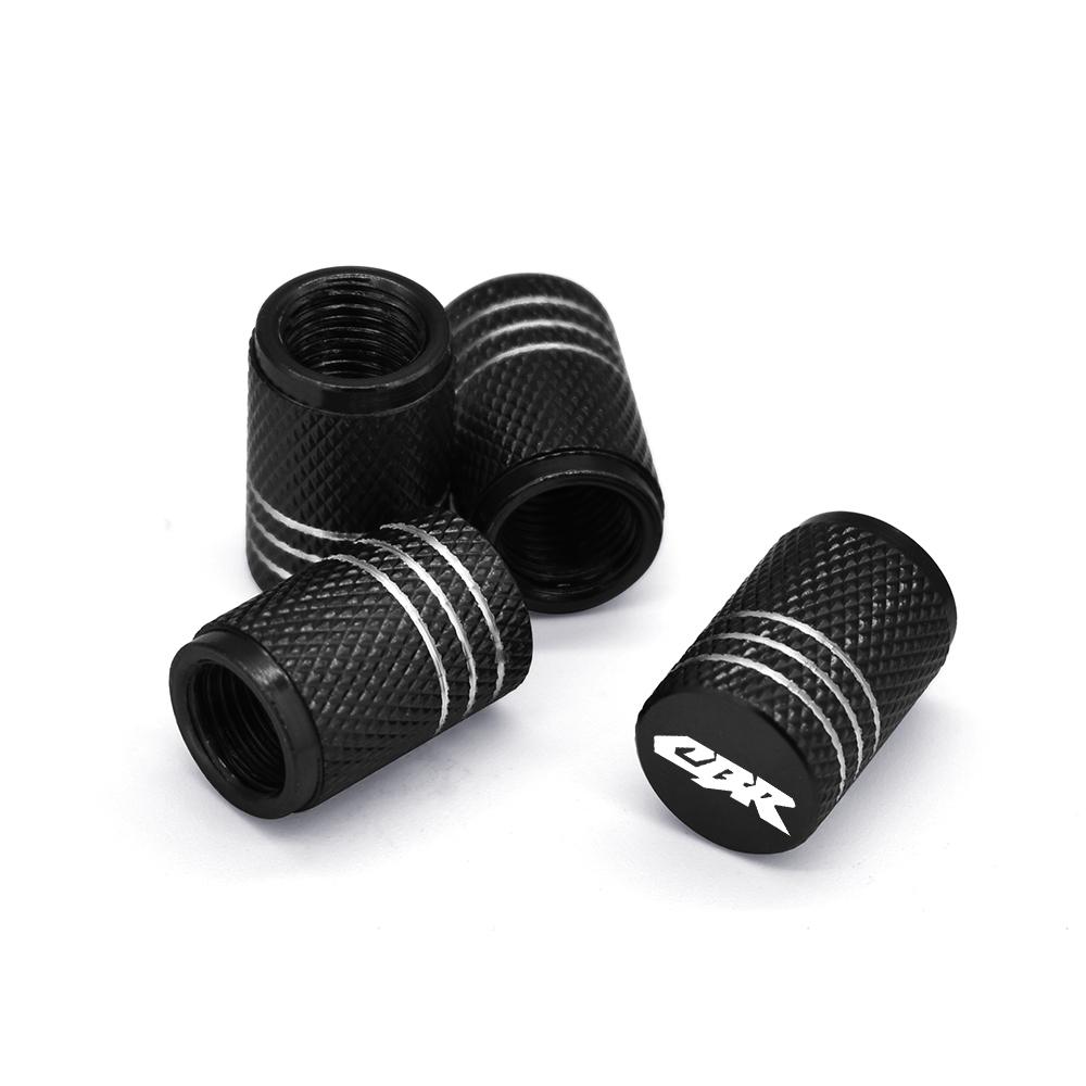 VZH5 CBR Motorcycle Tire Valve Air Port Stem Cover Cap Plug CNC Aluminum Accessories For Honda CBR125 250 250R CBR600 F2 F3 F4 F4i