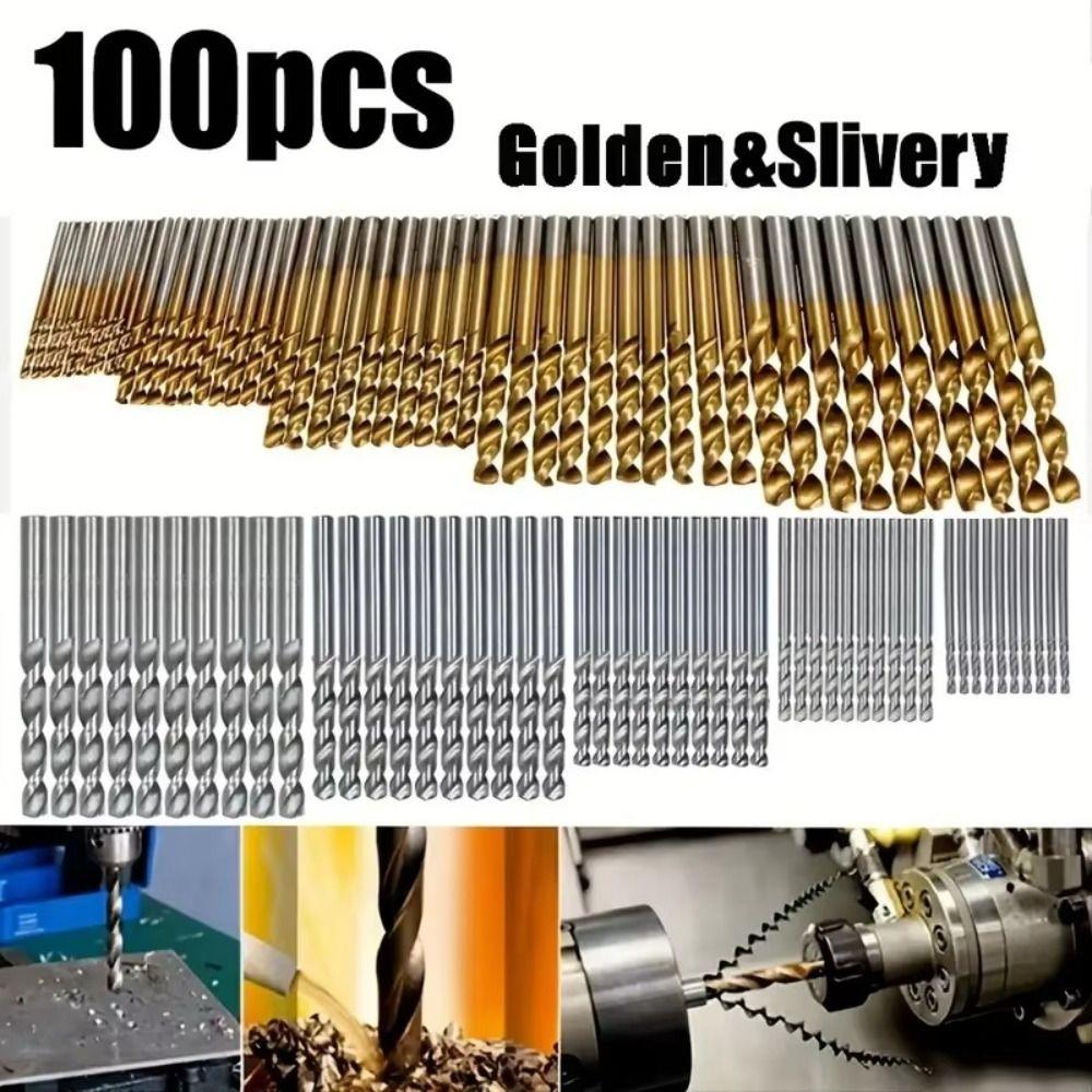 1-3mm Small Drill Bit High Speed Steel Hole Cutter Multifunctional Twist Drill Set