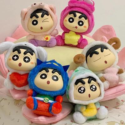 Плюшевая виниловая фигурка-сюрприз Шин-чан Фэнтези Эмаль S Брелок Шарм для рюкзака Милая кукла Украшение для девочек Рождественский подарок