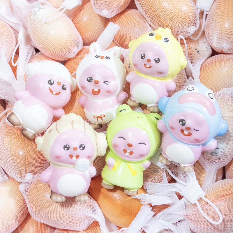 Кукла-яйцо Sanrio с эффектом медленного восстановления (Squishy) - Игрушка для снятия стресса и украшение в подарок студенту.