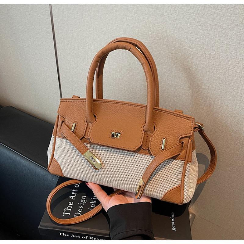 Модная и нишевая ручная сумка Kelly с цветовыми блоками, сумка через плечо