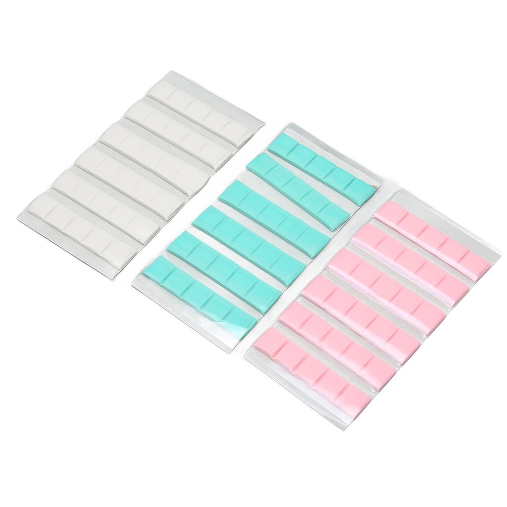 Manicure Clay Adhesive Reusable Removable Nail Art Stand Clay for False Nail Tips Display Practice 3 Colors